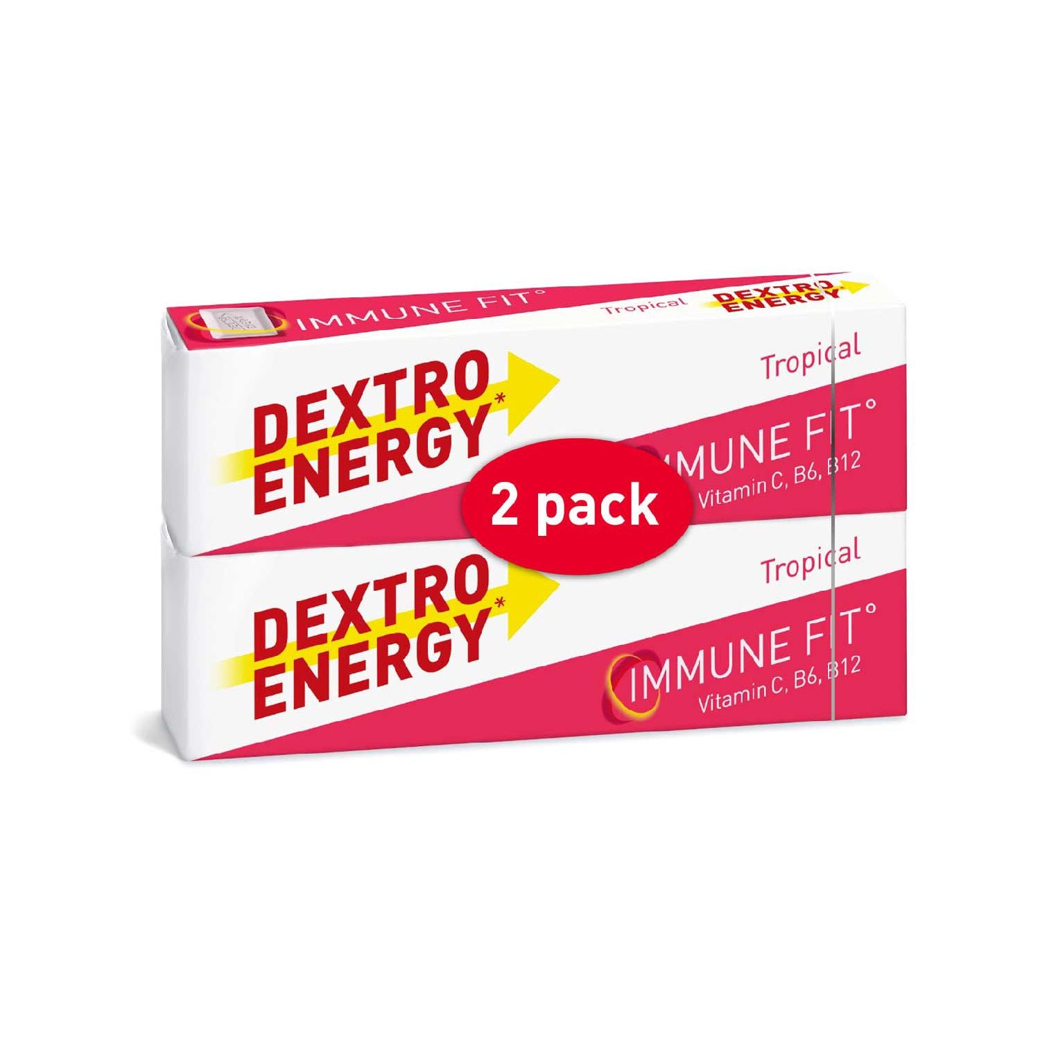 Dextro Energy ImmuneFit tablets Tropical Flavour 28 Pack, UK version