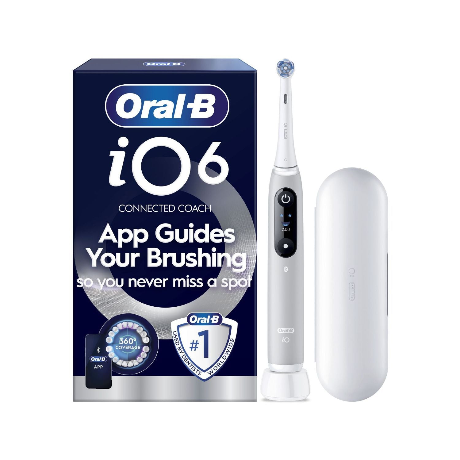 Oral-B iO6 electric toothbrush Grey Opal, UK version