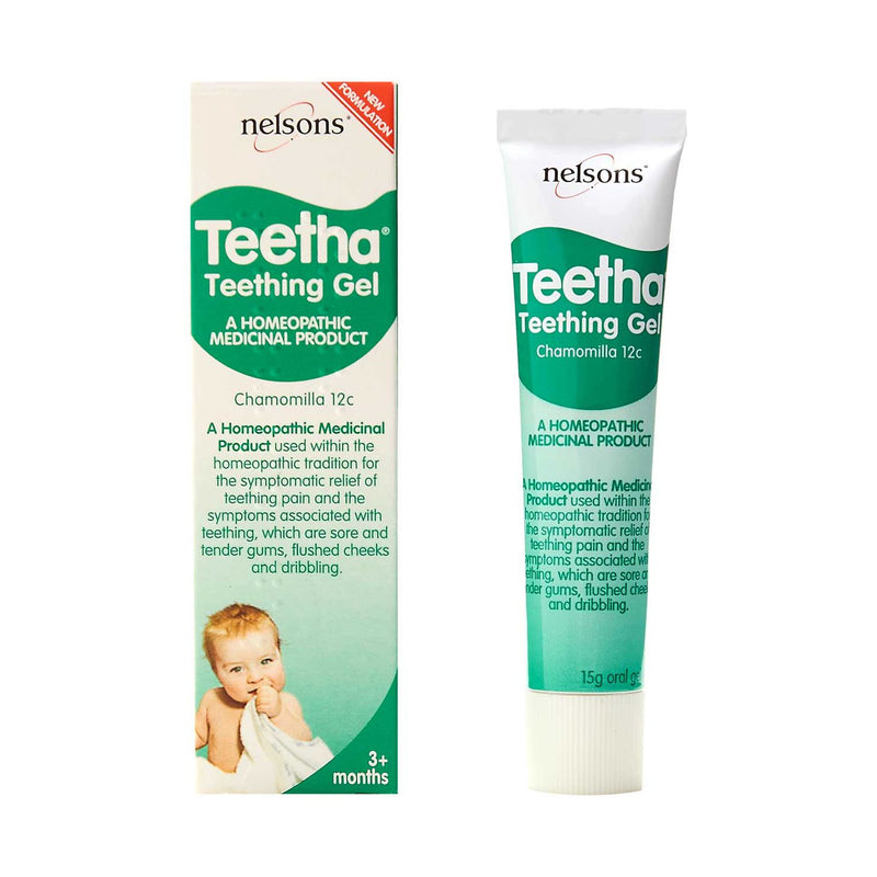 Nelsons Teetha Gel baby teething relief 15g - British product