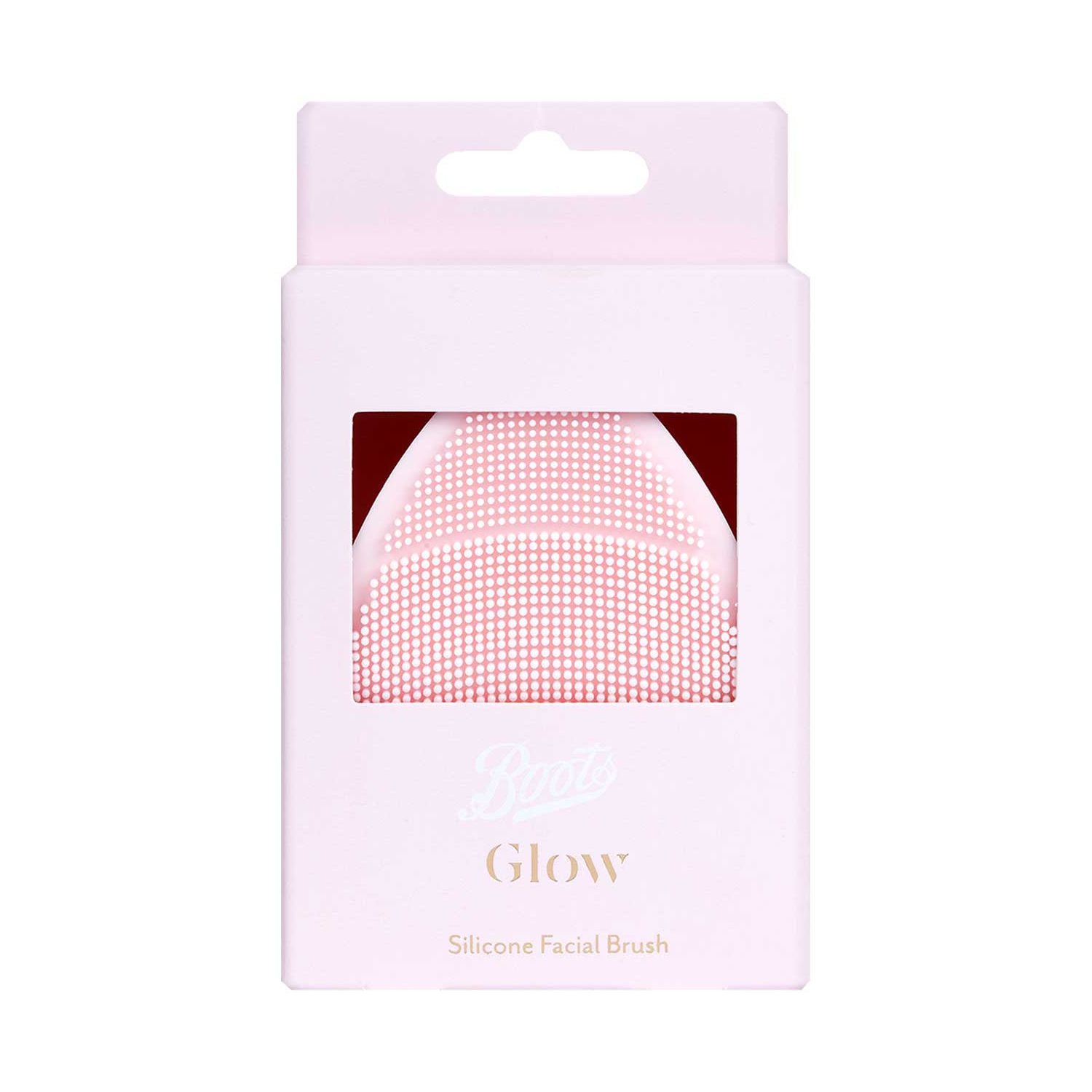 Boots Glow Silicone Facial Brush Cleansing Tool, imported from the UK