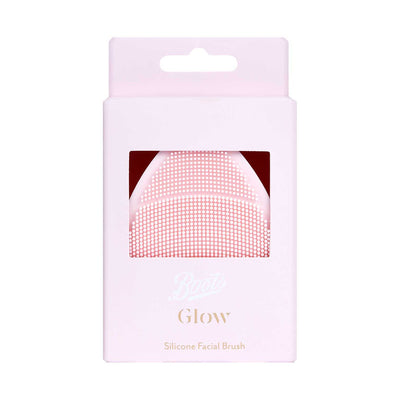 Brosse faciale nettoyante en silicone Glow de Boots