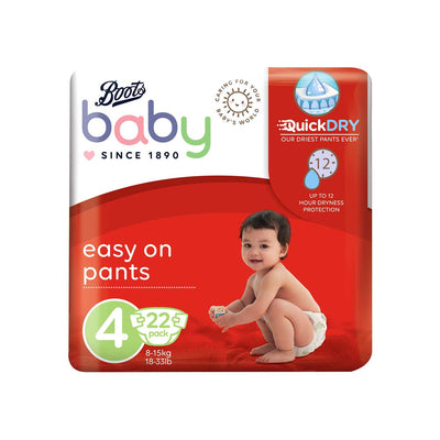 Boots Baby Easy On Pants Windeln Größe 4