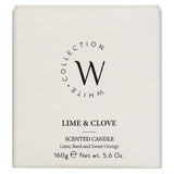 The White Collection Lime & Clove Candle 160g GOODS Boots   