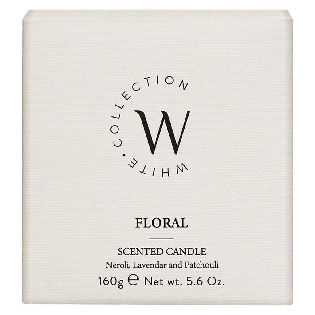 The White Collection Floral Candle 160g