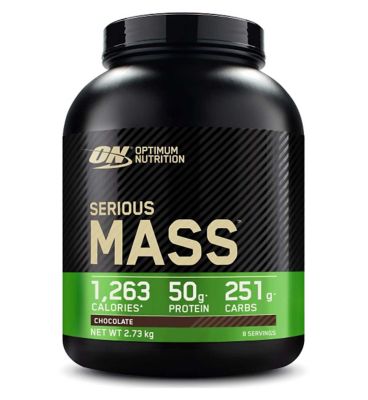 Optimum Nutrition Serious Mass Protein Powder Chocolate 273kg