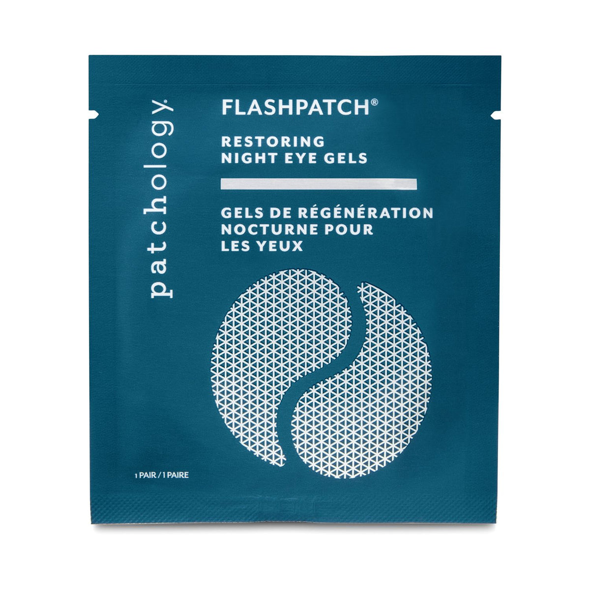 Patchology FlashPatch Restoring Night Eye Gel single pair (British brand)