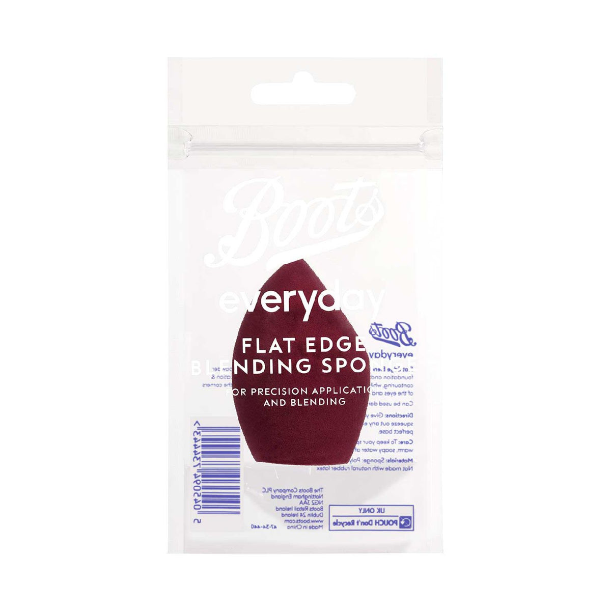 Boots flat edge blending sponge (British brand)