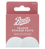 Boots Velour Powder Puffs 2s, UK version