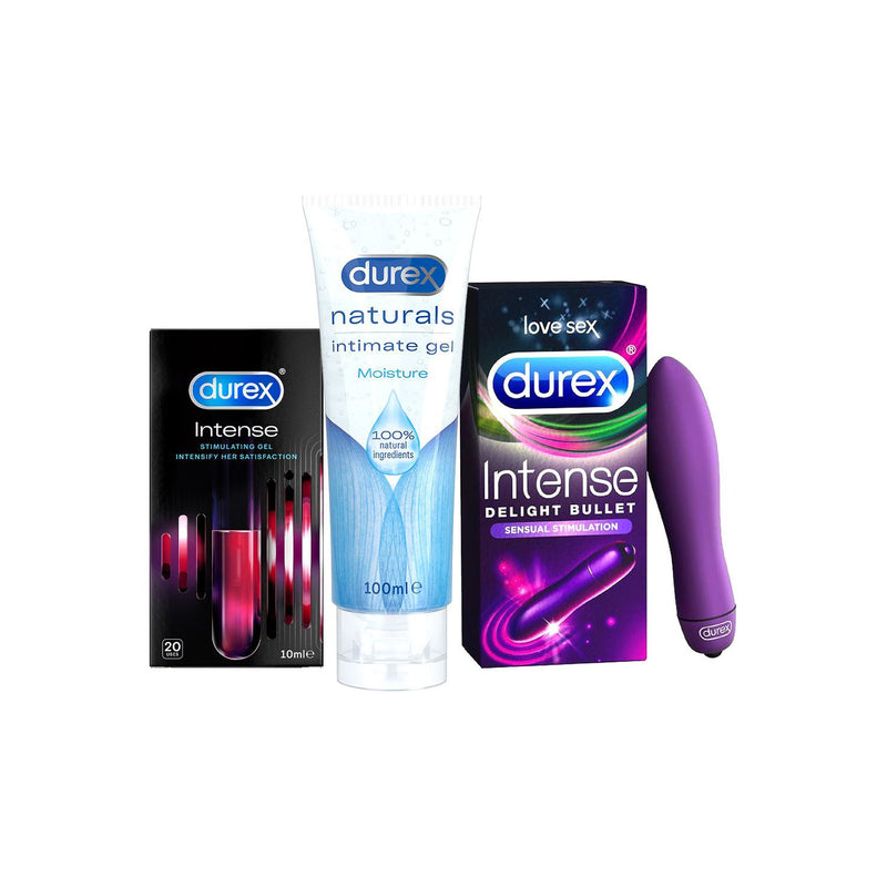 Durex intimate bundle vibrating bullet and lubricant gels (British brand)
