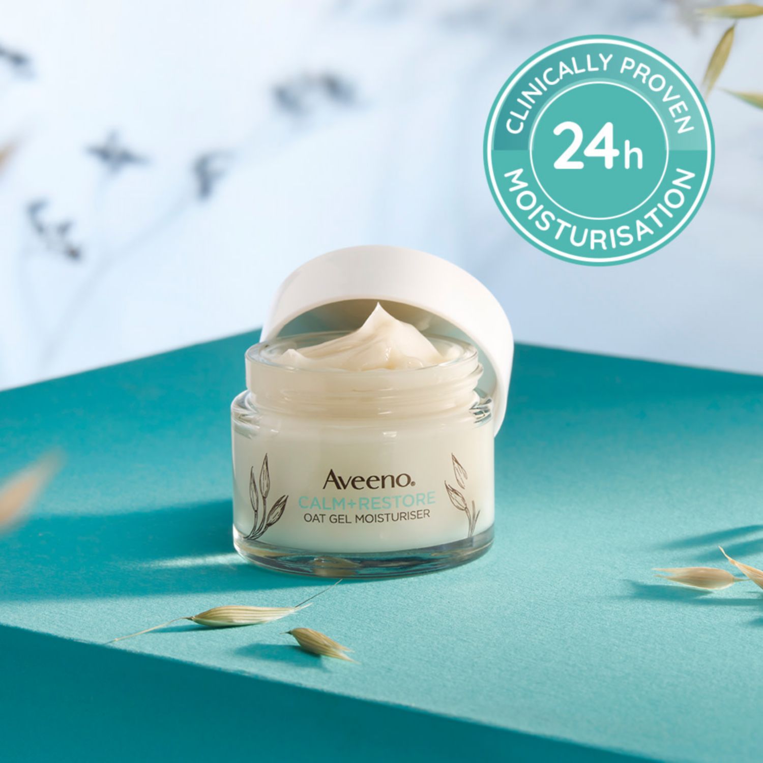 Aveeno Face CALM+RESTORE Oat Gel Moisturiser 50ml - British product