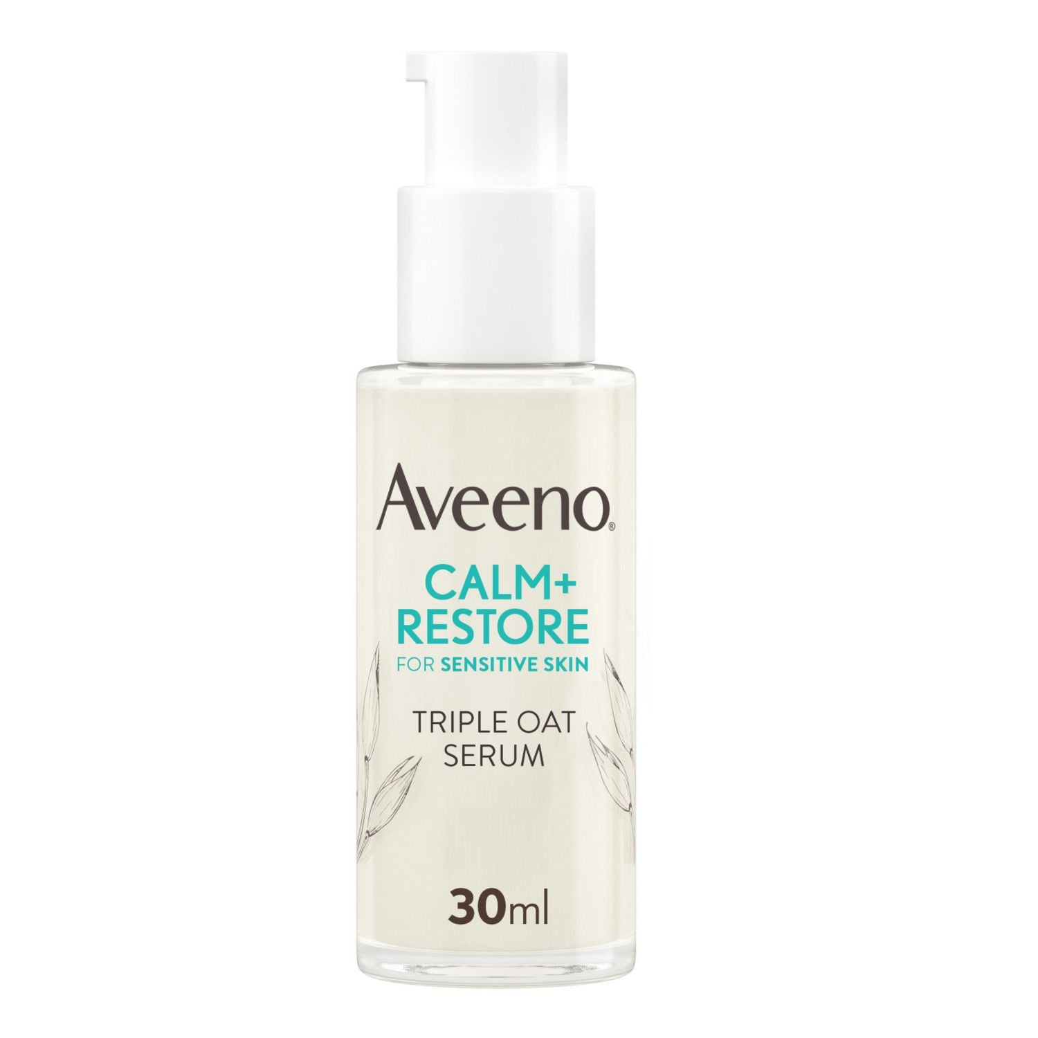 Aveeno Calm Plus Restore serum bottle 30ml - British product