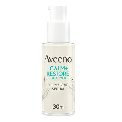 Boots Aveeno Face Calm+Restore Triple Oat Serum 30ml- Buy online at McGrocer