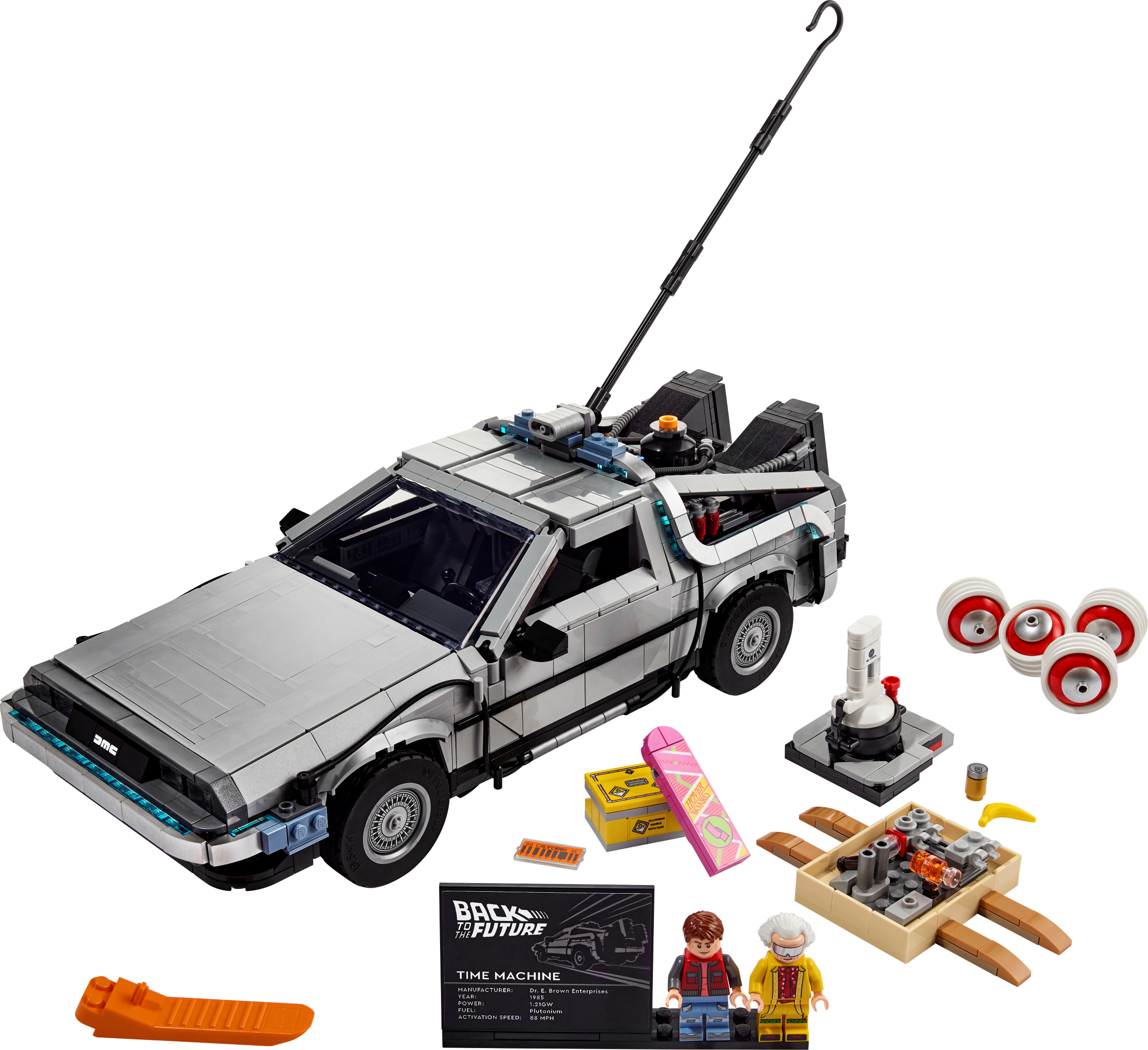 LEGO Back to the Future Time Machine 1872 pieces - British product