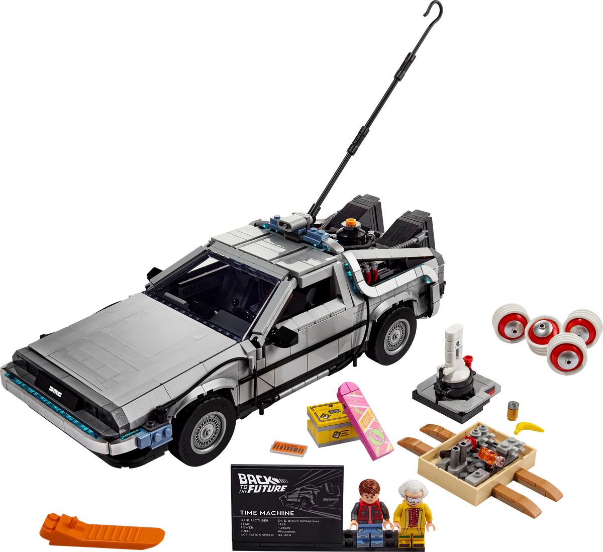 LEGO Back to the Future Time Machine 1872 pieces - British product