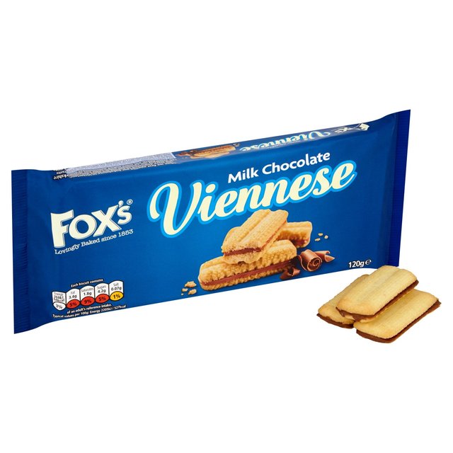 Fox's Biscuits Milk Chocolate Viennese    120g GOODS M&S   