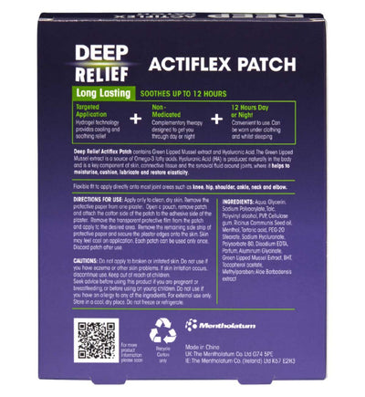 Patchs Actiflex soulagement intense, lot de 4