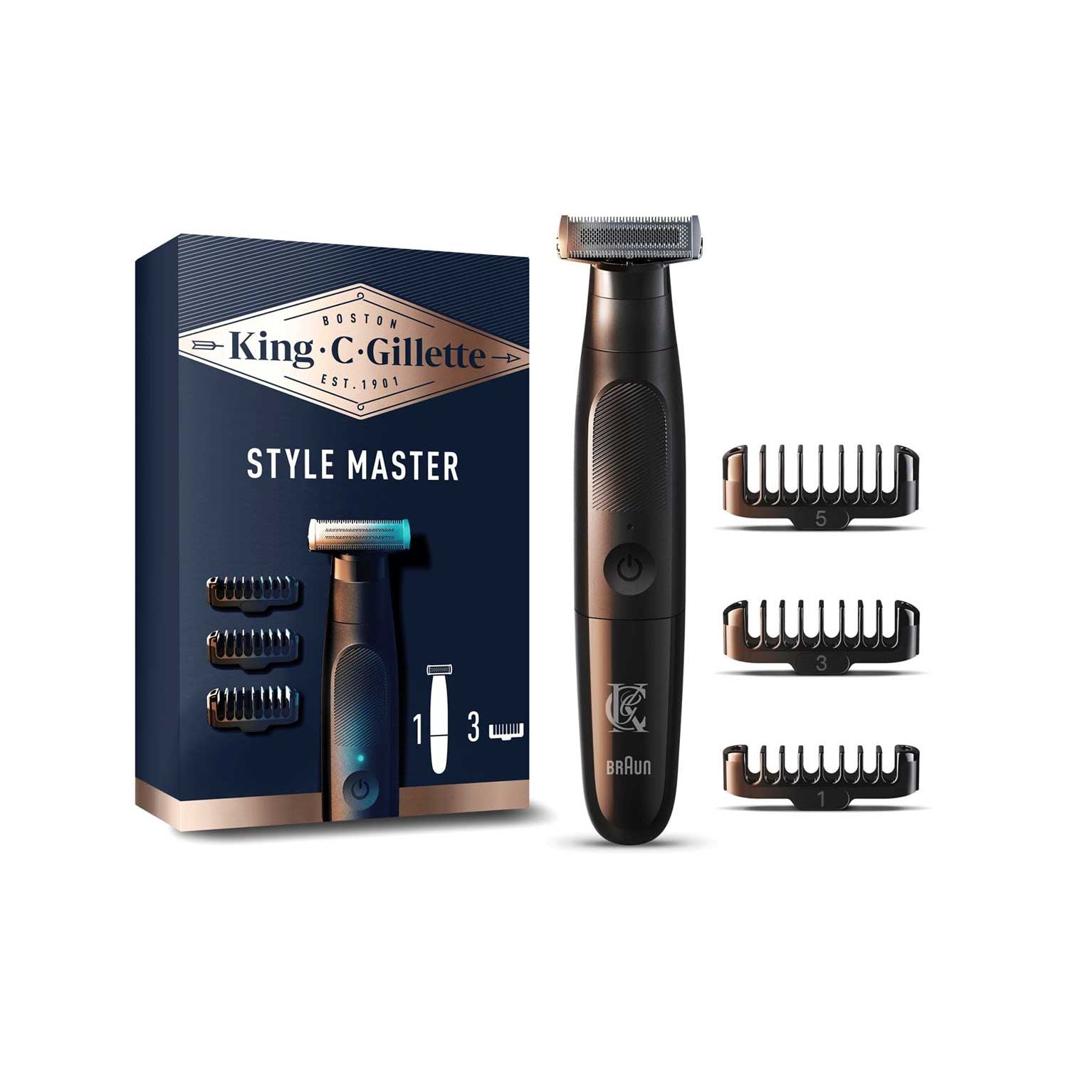 King C. Gillette cordless stubble trimmer Style Master - British product
