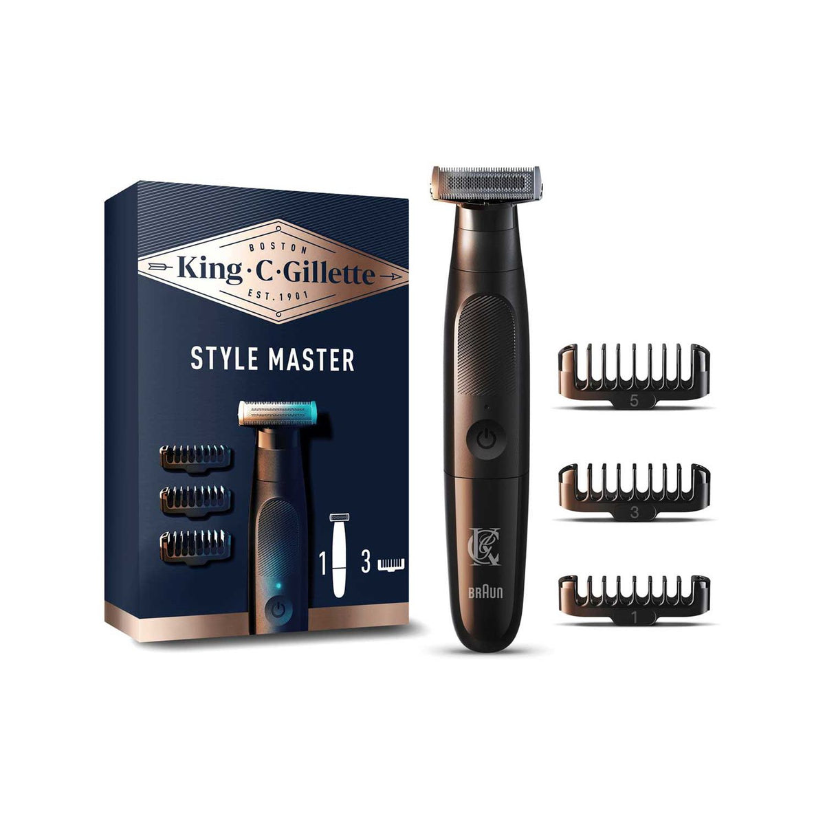 King C. Gillette cordless stubble trimmer Style Master - British product