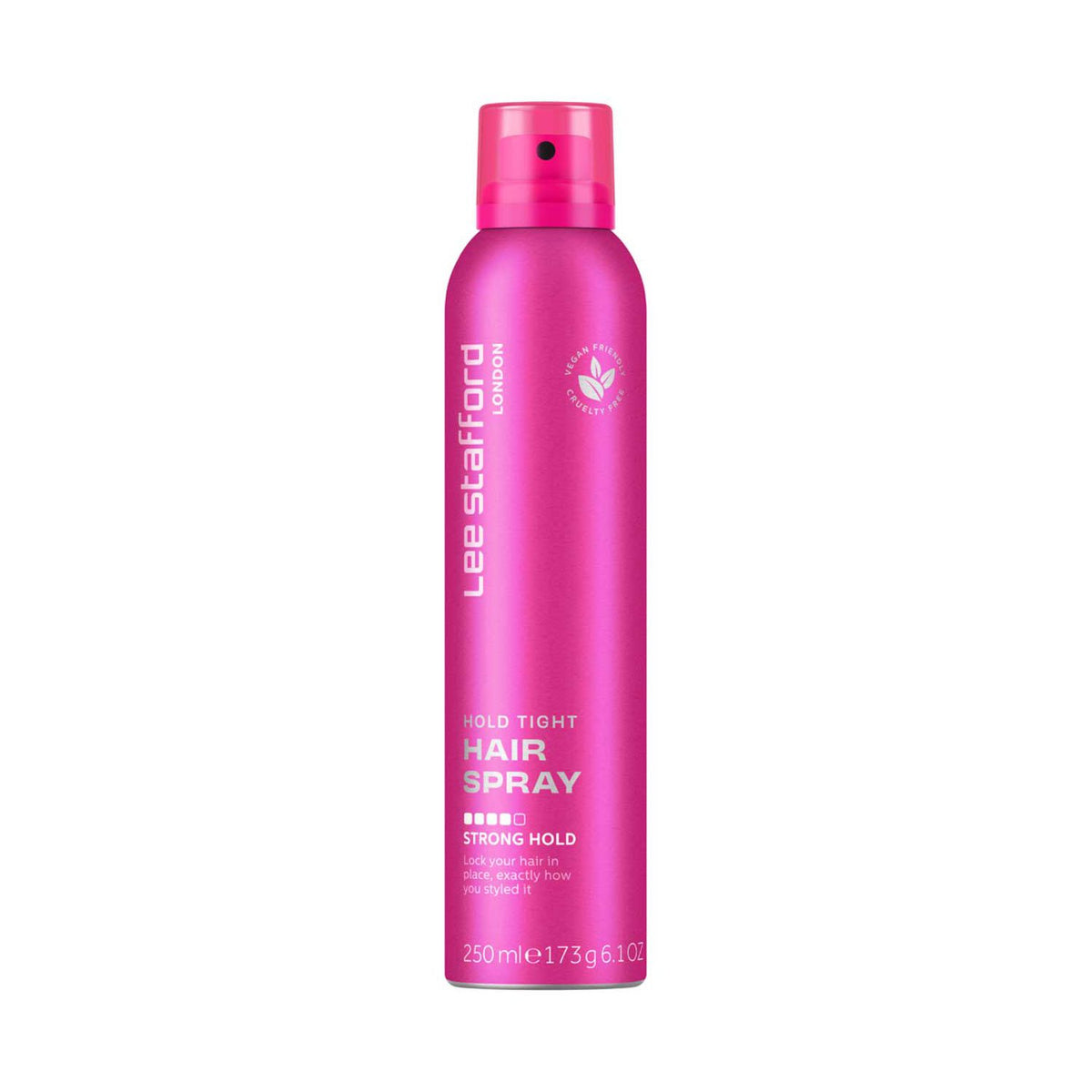Lee Stafford Hold Tight styling hairspray 250ml, imported from the UK