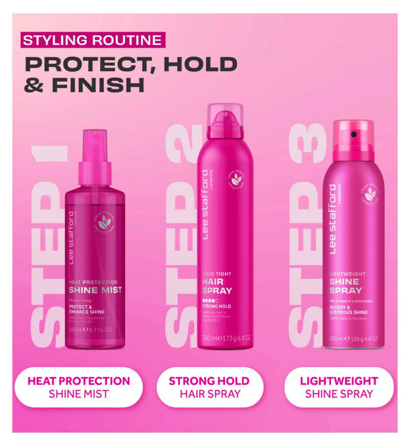 Lee Stafford Heat Protection Shine Mist 200ml, UK version