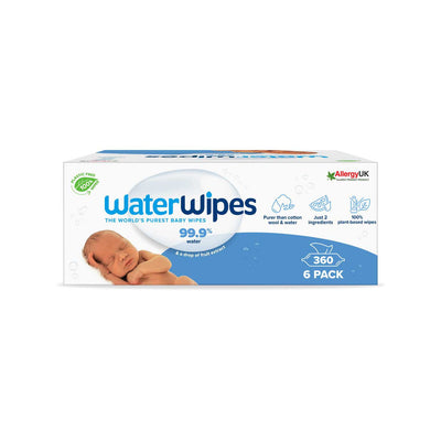 Boots WaterWipes Original Plastic Free Baby Wipes 6pk (360 wipes)- Buy online at McGrocer