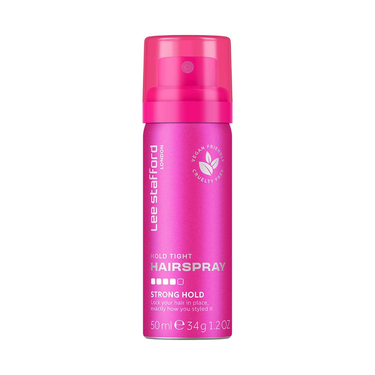Lee Stafford Hold Tight Hairspray 50ml, imported from the UK