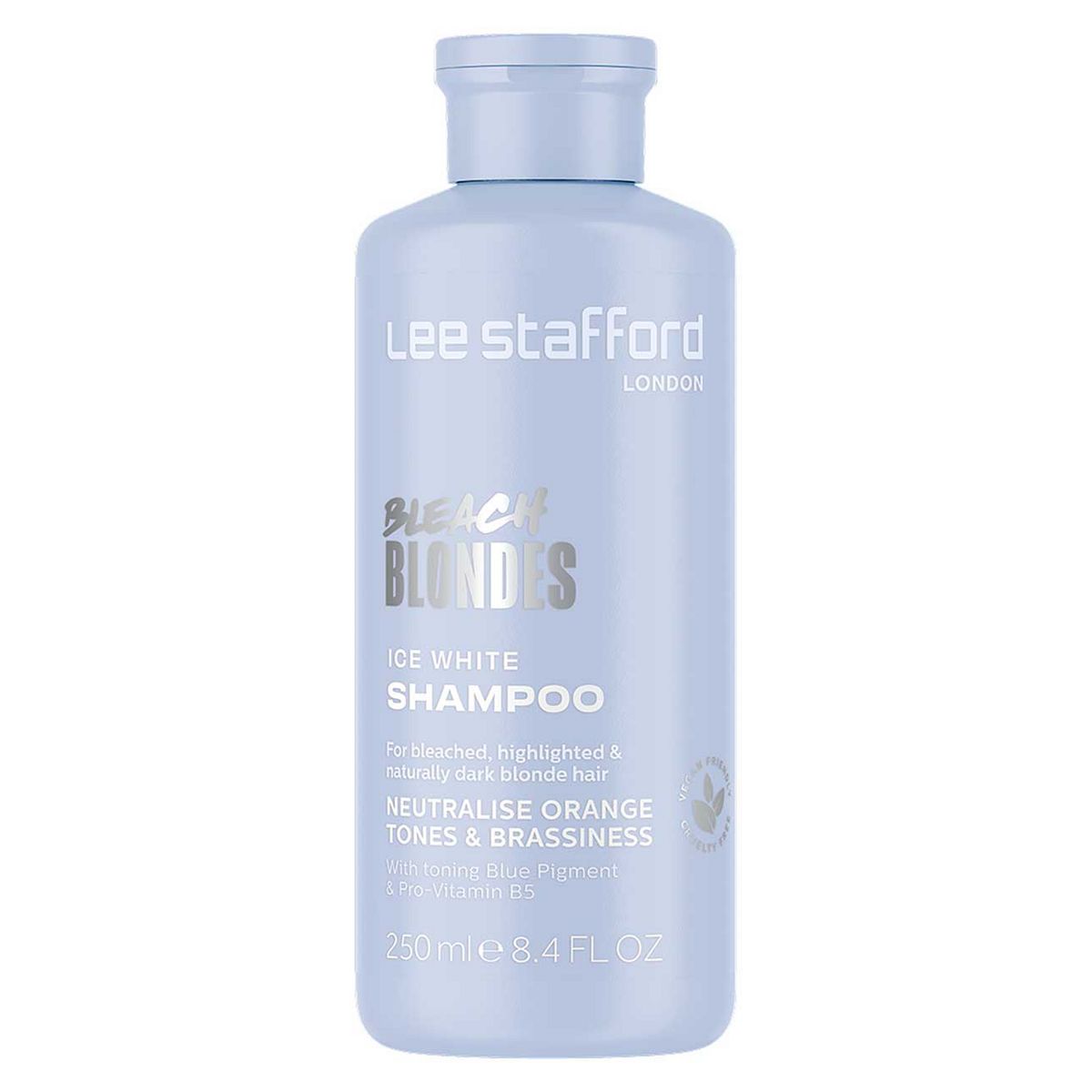 Lee Stafford Bleach Blondes Ice White Toning Shampoo 250ml GOODS Boots   