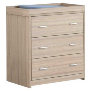 Babymore Luno Veni Chest Changer Oak - British product