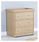 Babymore Luno Veni Chest Changer Oak - British product