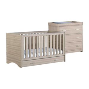 Babymore Veni Kinderbettset Eiche - Britisches Produkt