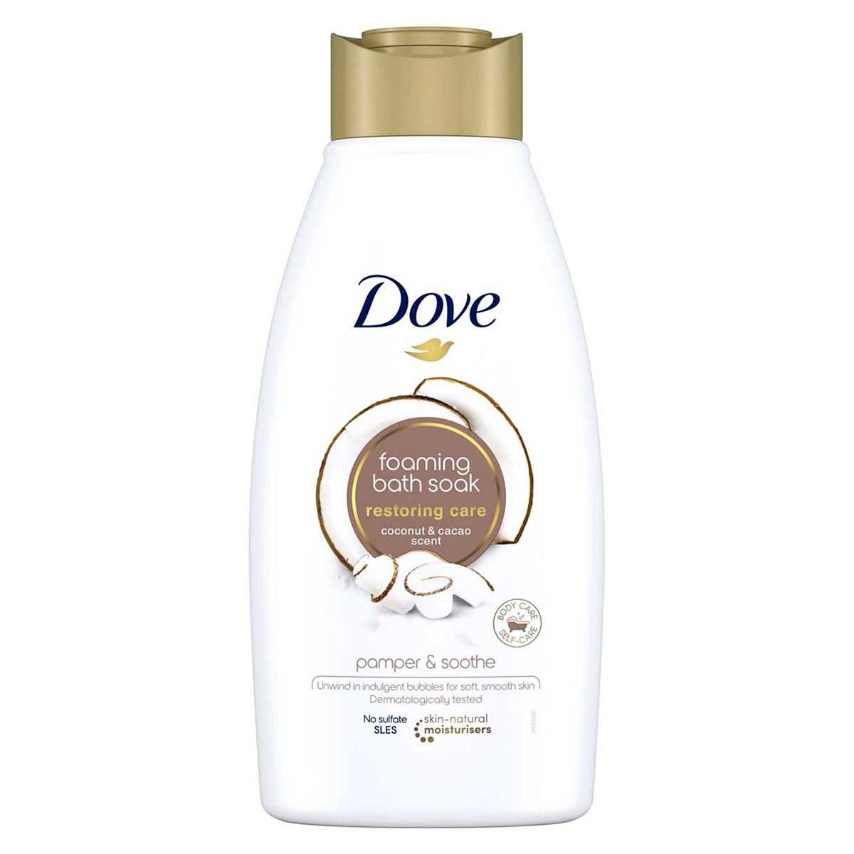 Dove Restoring Care Bath Soak Coconut and Cacao 450ml