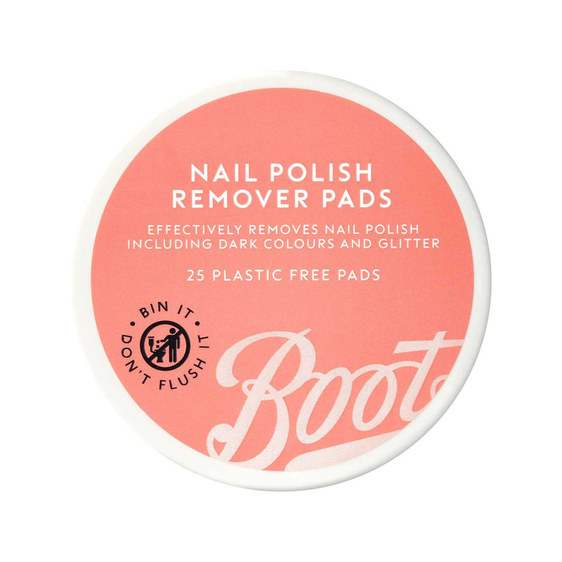 Boots neglelakkfjernerpads for å styrke neglene - britisk produkt