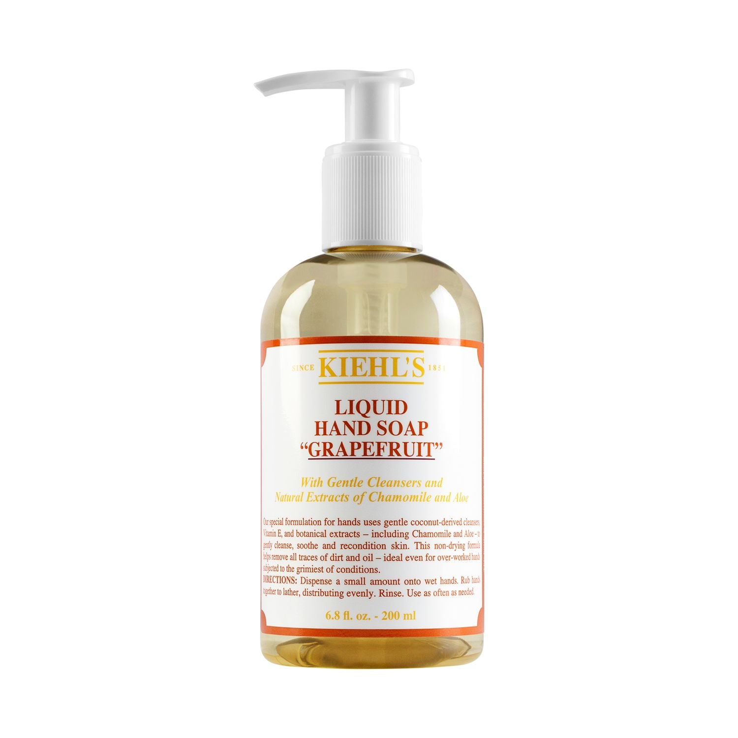 Kiehl's Grapefruit scented liquid hand soap 200ml (British brand)