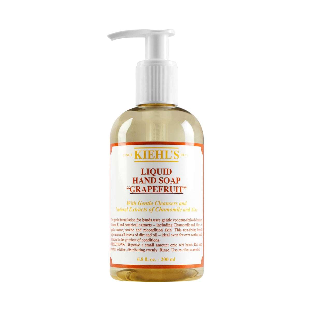Kiehl's Grapefruit scented liquid hand soap 200ml (British brand)