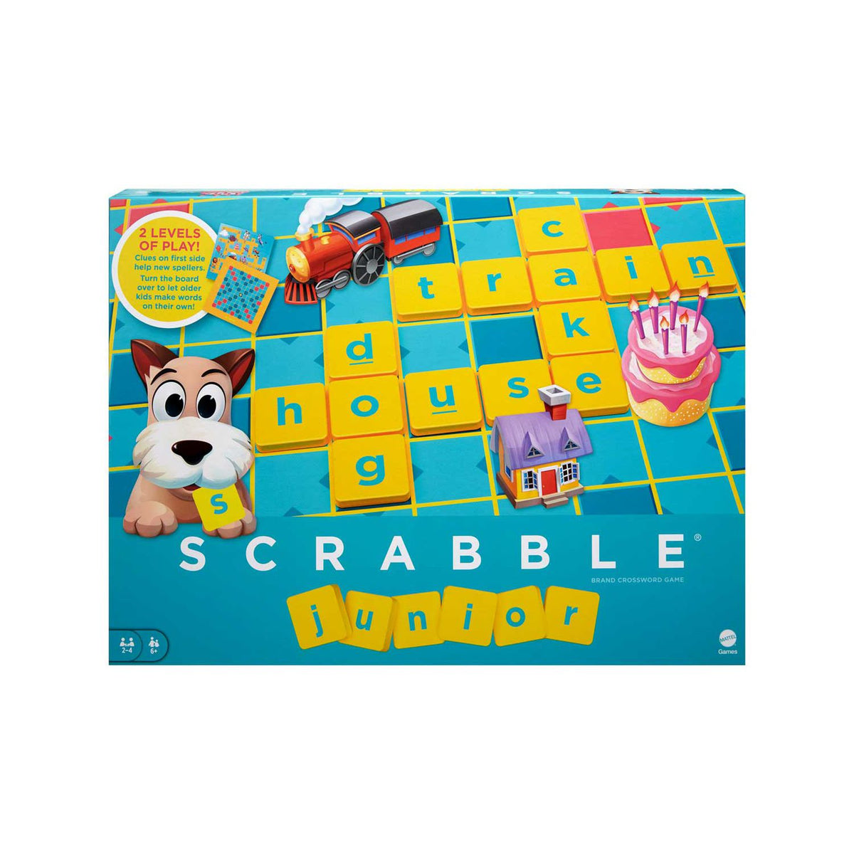 Scrabble Junior Scrabble word game board, UK version