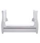 Babymore Stella Sleigh Cot Bed Grey - British product
