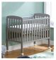 Babymore grey space saver cot with wheels - British product