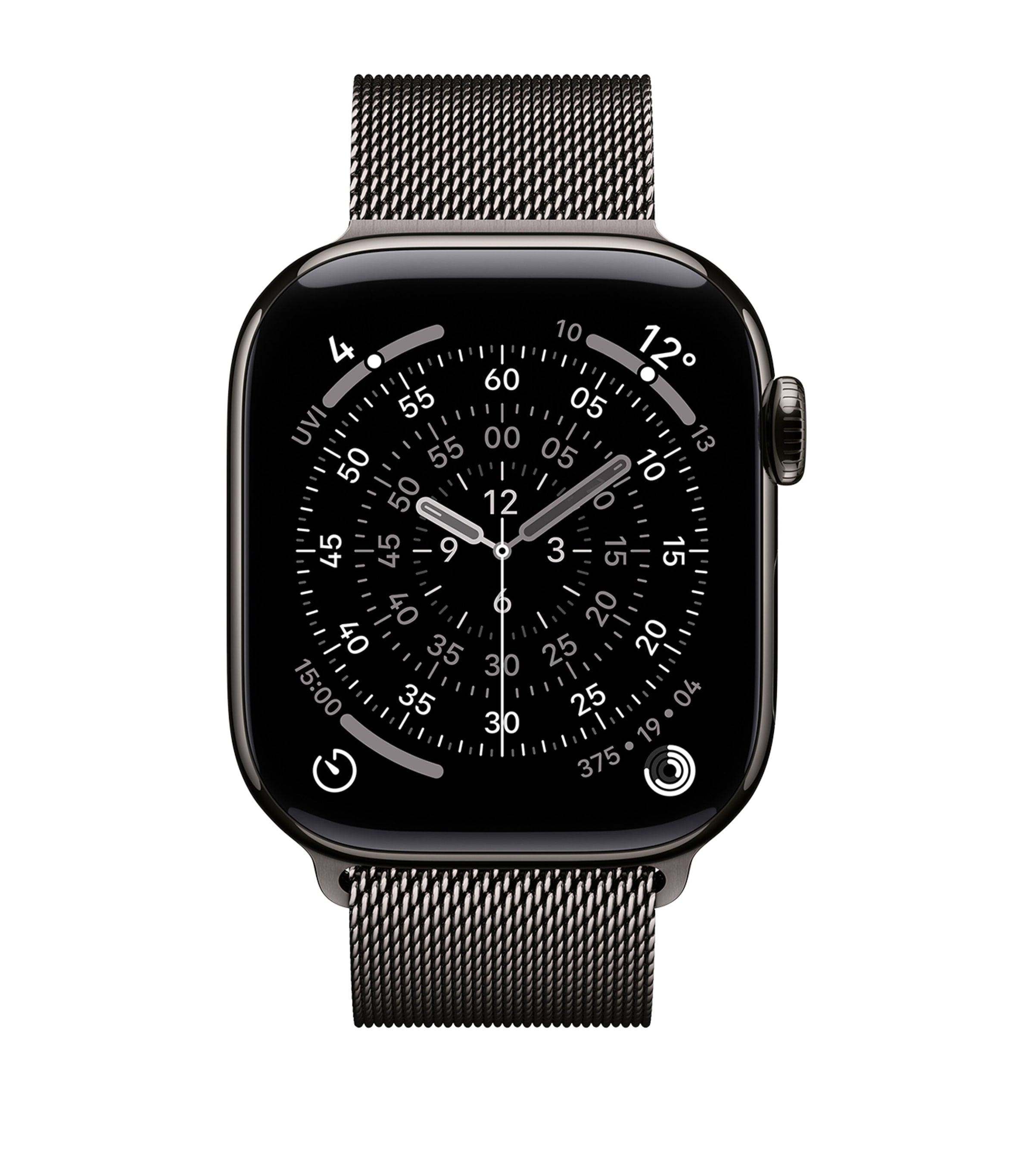 Apple smartwatch Titanium with Slate Milanese Loop 42mm - British product