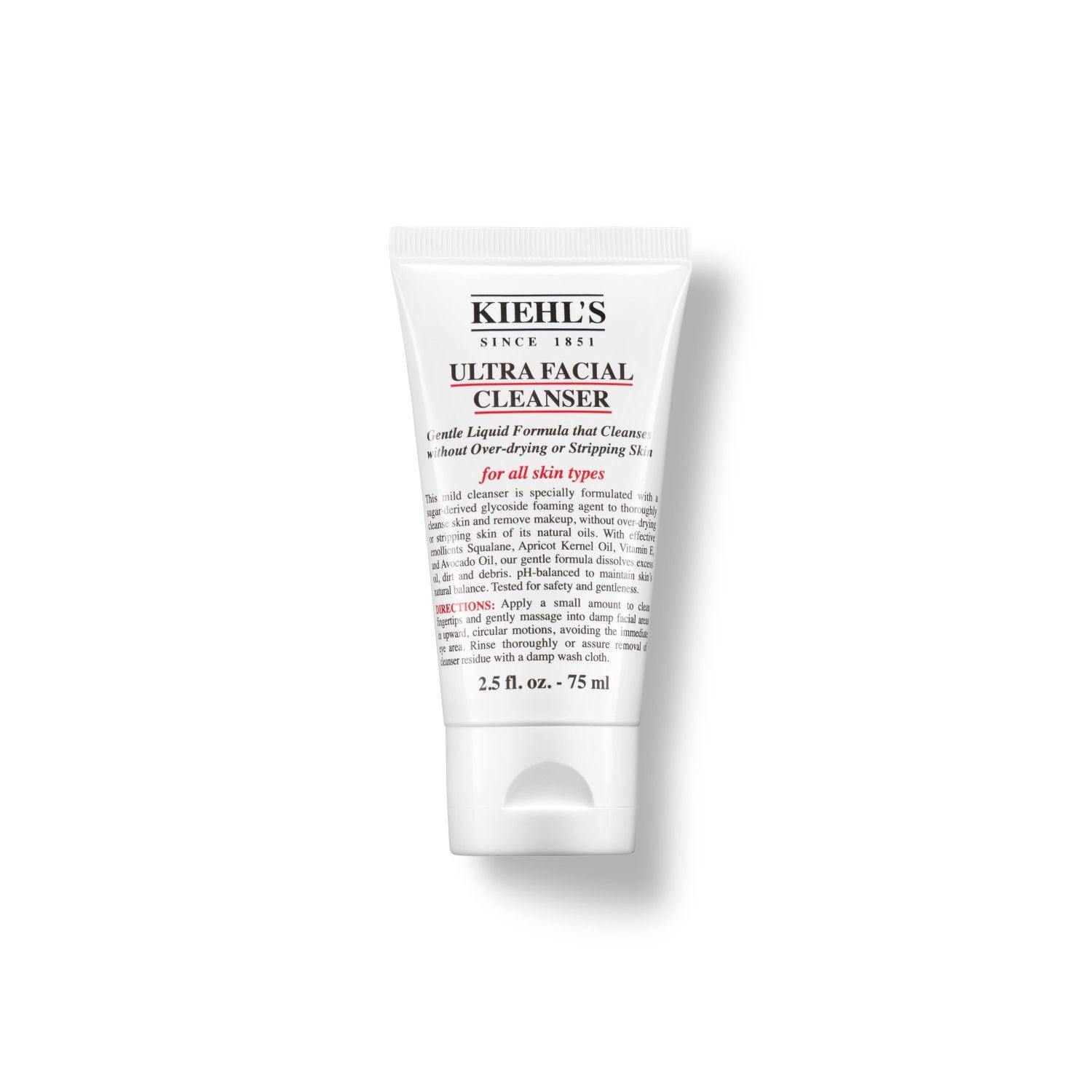 Kiehl's Ultra Facial Cleanser 75ml, imported from the UK