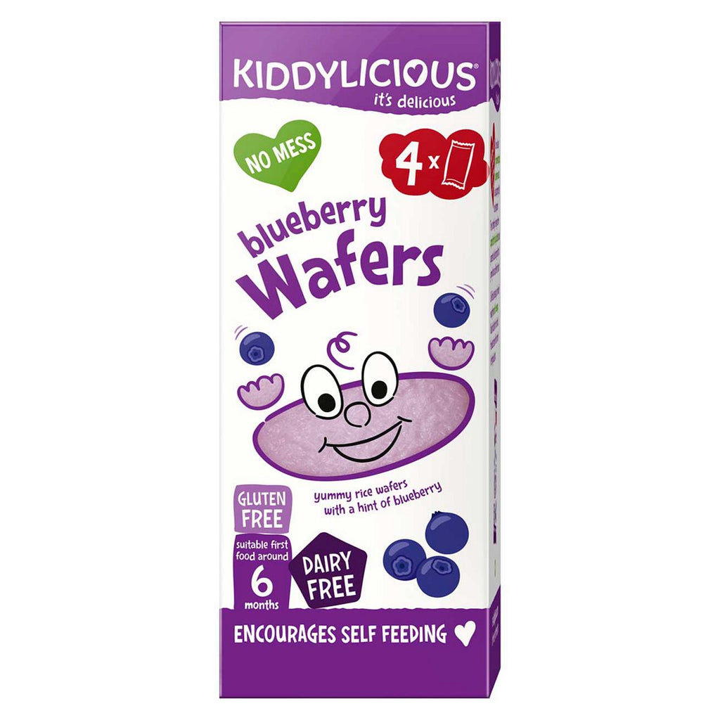 Kiddylicious Blueberry Mini Wafers 4x4g