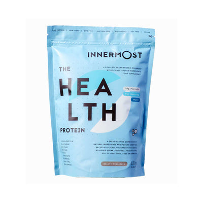 Boots Innermost The Health Protein Chocolate Vegan Protein Powder 520g- Buy online at McGrocer
