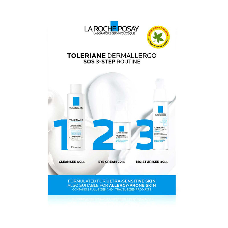 La Roche-Posay Toleriane Dermallergo soothing kit 3-step - British product