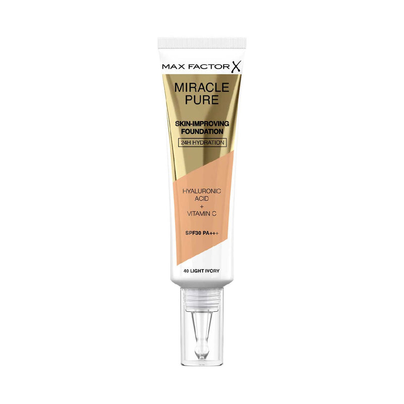 Max Factor Miracle Pure Foundation 30ml, imported from the UK