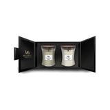 WoodWick medium hourglass candle gift set - British product