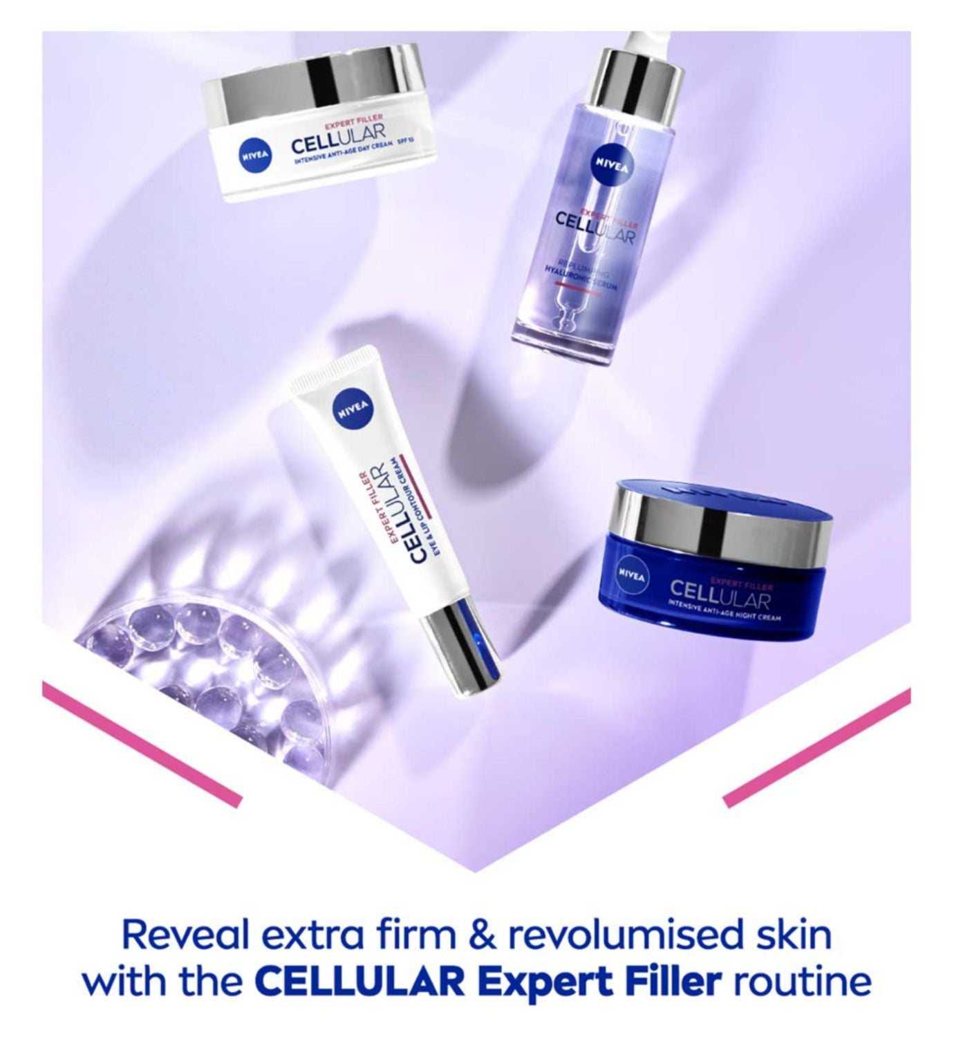 NIVEA Cellular Filler Hyaluronic Acid Serum 30ml (British brand)