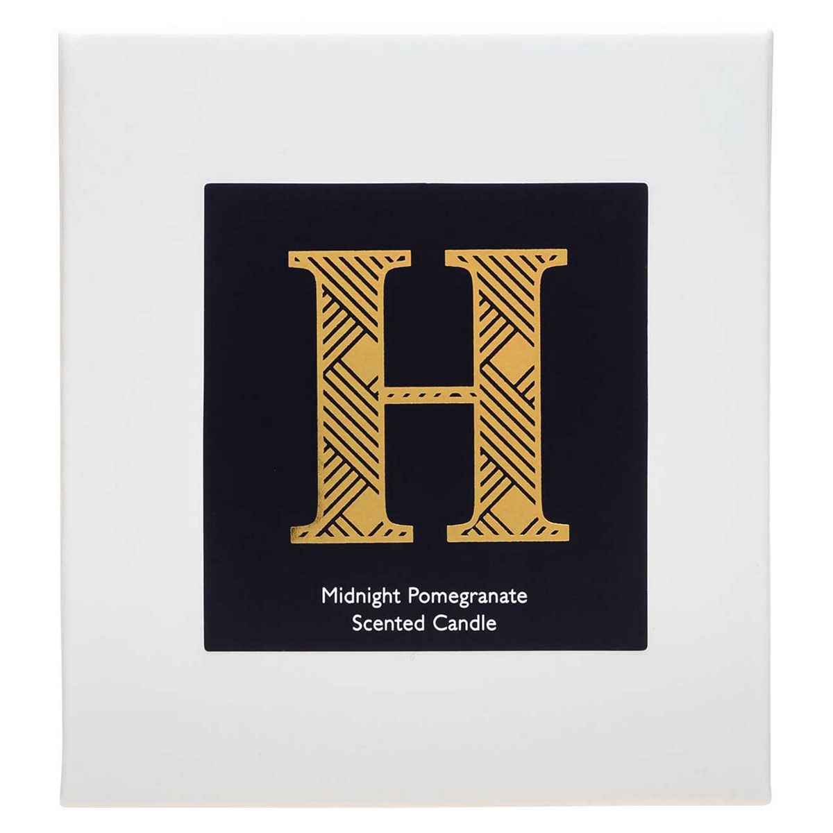 Landon Tyler Alphabet Candle - Letter H - Midnight Pomegranate 140g GOODS Boots   