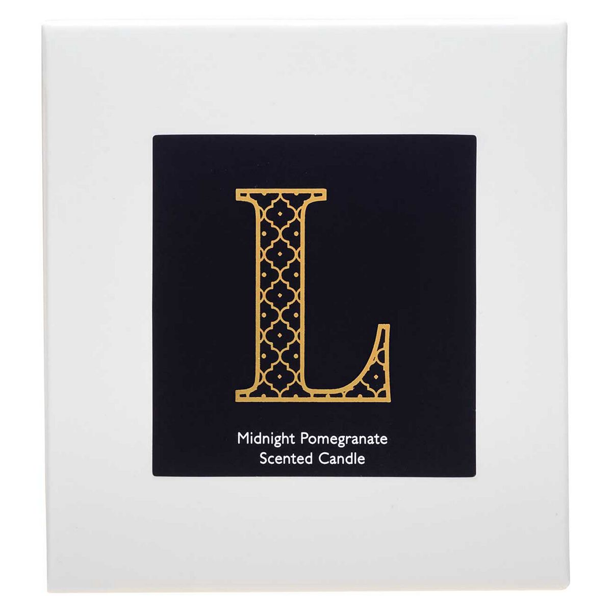 Landon Tyler Alphabet Candle - Letter L - Midnight Pomegranate 140g GOODS Boots   