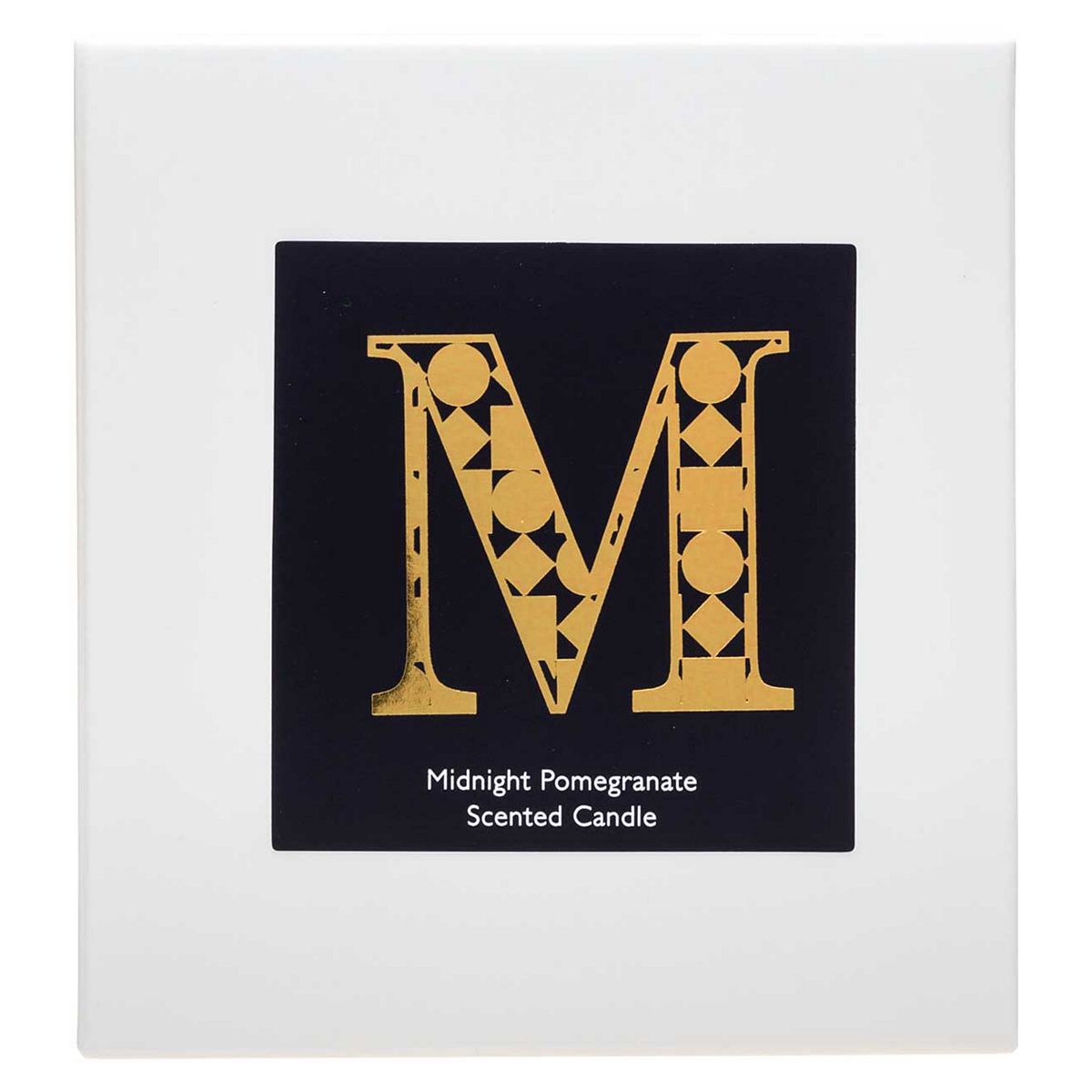 Landon Tyler Alphabet Candle - Letter M - Midnight Pomegranate 140g GOODS Boots   