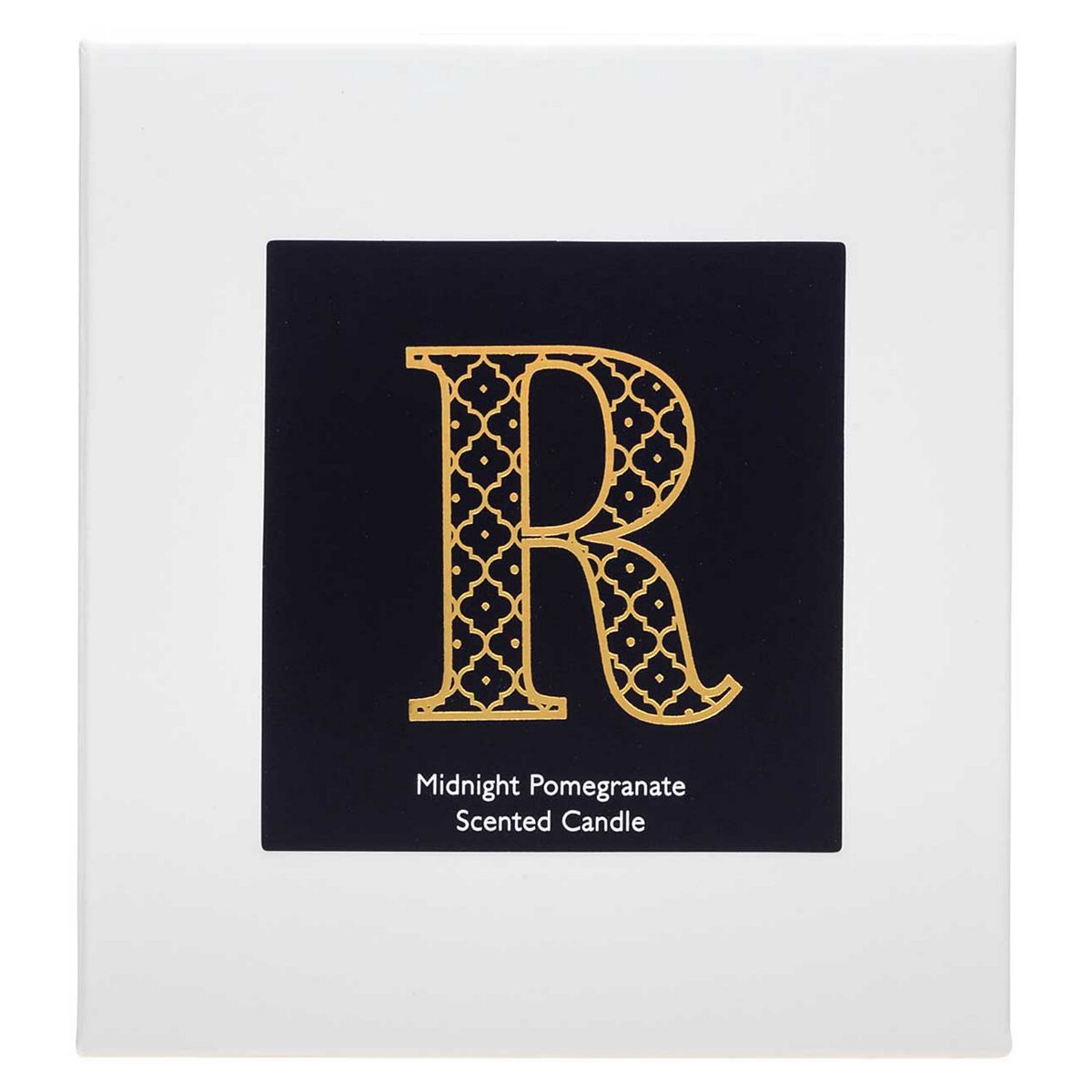 Landon Tyler Alphabet Candle - Letter R - Midnight Pomegranate 140g GOODS Boots   