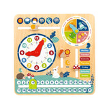 Tooky Toy Wooden My Calendar, UK version